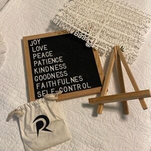 Message Board, Stand, and lots of letters, Like New, used a short time,